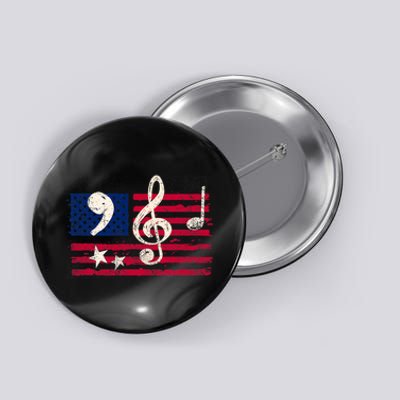 Comma La Music Notes Kamala Harris Music Teacher Elections Button