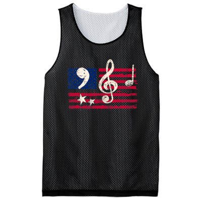 Comma La Music Notes Kamala Harris Music Teacher Elections Mesh Reversible Basketball Jersey Tank