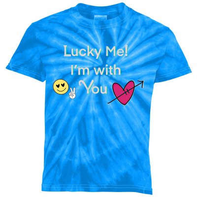 Cheeky Lucky Me Gift Kids Tie-Dye T-Shirt