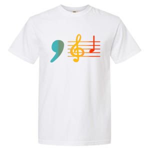 Comma La Music Notes Kamala Harris Music Teacher Elections Garment-Dyed Heavyweight T-Shirt