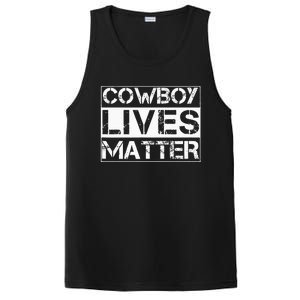 Cow Lives Matter Cow Country Western Horse PosiCharge Competitor Tank