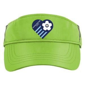 Cool Love Man City Soccer Team Adult Drive Performance Visor