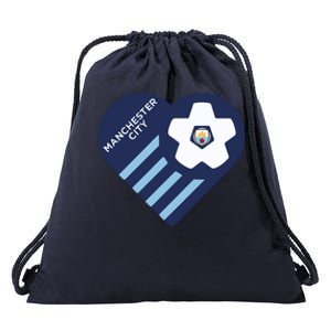 Cool Love Man City Soccer Team Drawstring Bag