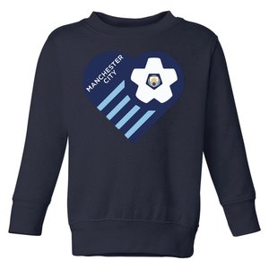 Cool Love Man City Soccer Team Toddler Sweatshirt