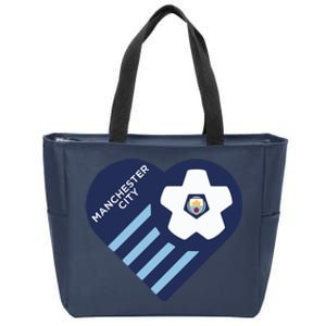 Cool Love Man City Soccer Team Zip Tote Bag