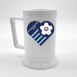 Cool Love Man City Soccer Team Beer Stein