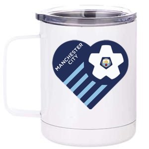 Cool Love Man City Soccer Team 12 oz Stainless Steel Tumbler Cup