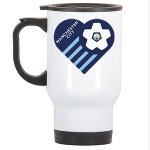 Cool Love Man City Soccer Team Stainless Steel Travel Mug