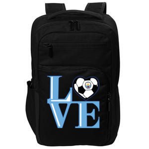 Cool Love Man City Soccer Team Impact Tech Backpack