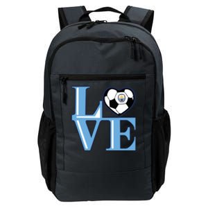 Cool Love Man City Soccer Team Daily Commute Backpack