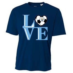 Cool Love Man City Soccer Team Cooling Performance Crew T-Shirt