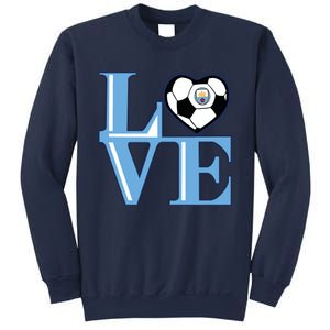 Cool Love Man City Soccer Team Sweatshirt