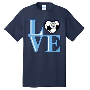 Cool Love Man City Soccer Team Tall T-Shirt