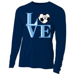 Cool Love Man City Soccer Team Cooling Performance Long Sleeve Crew