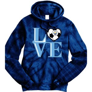 Cool Love Man City Soccer Team Tie Dye Hoodie