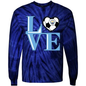 Cool Love Man City Soccer Team Tie-Dye Long Sleeve Shirt