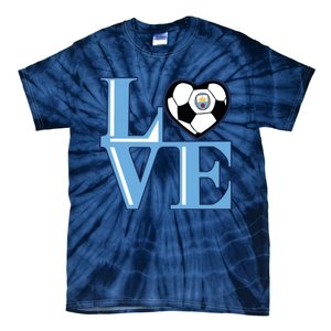 Cool Love Man City Soccer Team Tie-Dye T-Shirt