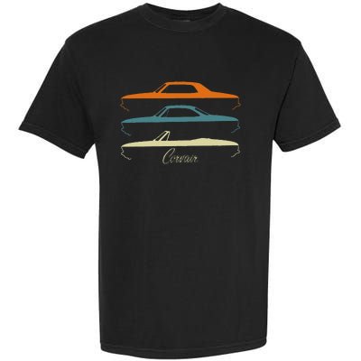 Corvair Late Model Slihouettes 1965 1966 1967 1968 1969 Garment-Dyed Heavyweight T-Shirt