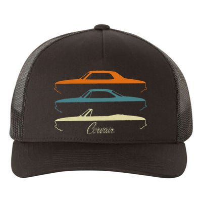 Corvair Late Model Slihouettes 1965 1966 1967 1968 1969 Yupoong Adult 5-Panel Trucker Hat