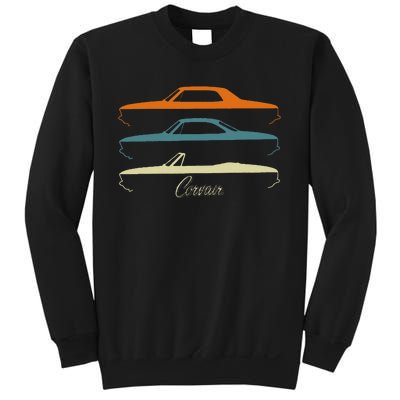 Corvair Late Model Slihouettes 1965 1966 1967 1968 1969 Sweatshirt