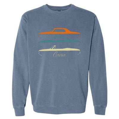 Corvair Late Model Slihouettes 1965 1966 1967 1968 1969 Garment-Dyed Sweatshirt