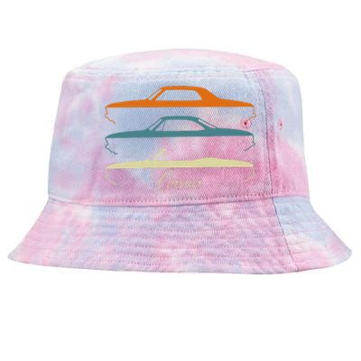 Corvair Late Model Slihouettes 1965 1966 1967 1968 1969 Tie-Dyed Bucket Hat