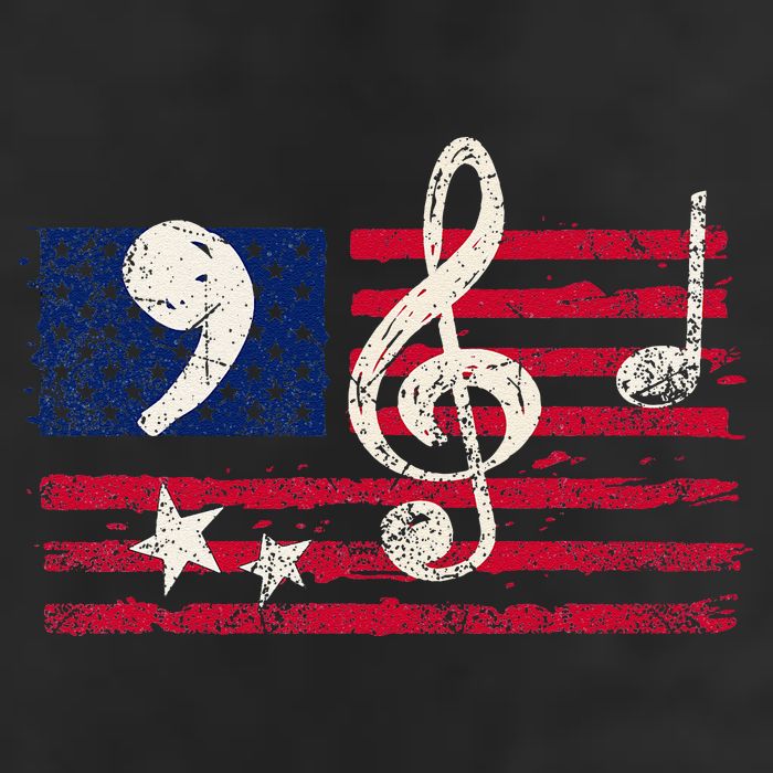 Comma La Music Notes Music Teacher Elections Kamala Harris 7 Panel Mesh Trucker Snapback Hat