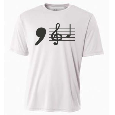 Comma La Music Notes Kamala Harris Music Teacher Elections Gift Cooling Performance Crew T-Shirt