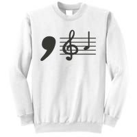 Comma La Music Notes Kamala Harris Music Teacher Elections Gift Sweatshirt