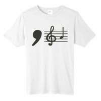 Comma La Music Notes Kamala Harris Music Teacher Elections Gift Tall Fusion ChromaSoft Performance T-Shirt