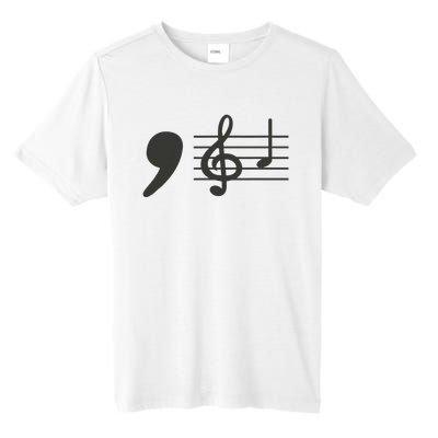 Comma La Music Notes Kamala Harris Music Teacher Elections Gift Tall Fusion ChromaSoft Performance T-Shirt