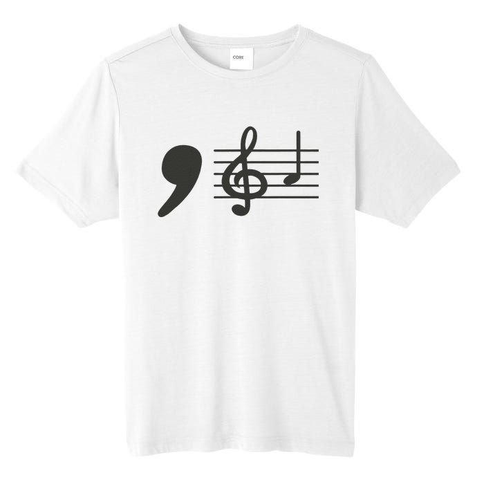 Comma La Music Notes Kamala Harris Music Teacher Elections Gift Tall Fusion ChromaSoft Performance T-Shirt