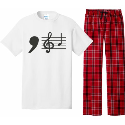 Comma La Music Notes Kamala Harris Music Teacher Elections Gift Pajama Set