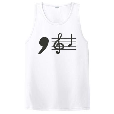 Comma La Music Notes Kamala Harris Music Teacher Elections Gift PosiCharge Competitor Tank