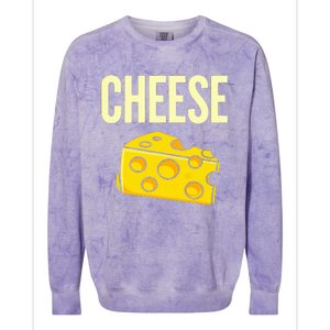 Cheese Love Macaroni Halloween Costume Colorblast Crewneck Sweatshirt