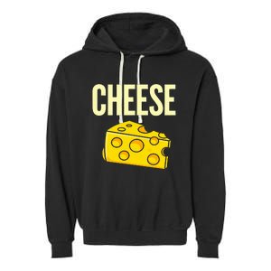 Cheese Love Macaroni Halloween Costume Garment-Dyed Fleece Hoodie