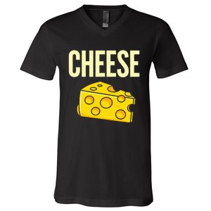 Cheese Love Macaroni Halloween Costume V-Neck T-Shirt