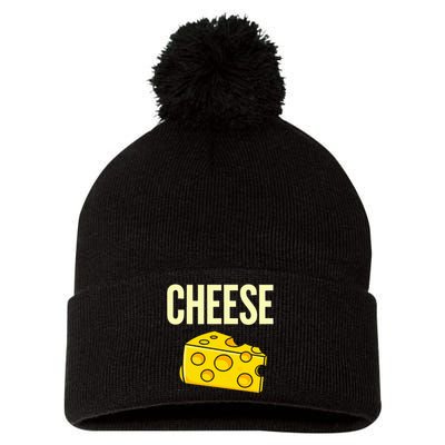 Cheese Love Macaroni Halloween Costume Pom Pom 12in Knit Beanie