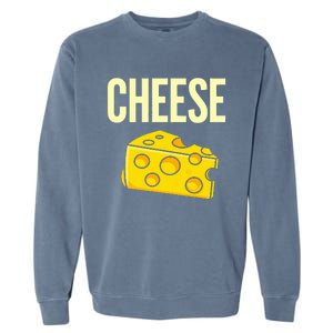 Cheese Love Macaroni Halloween Costume Garment-Dyed Sweatshirt