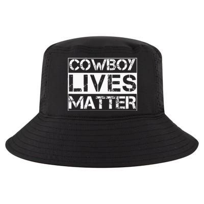 Cowboy Lives Matter Cowgirl Country Western Horse Cool Comfort Performance Bucket Hat