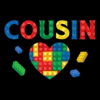 Cousin Lover Master Builder Building Blocks Family Matching Button