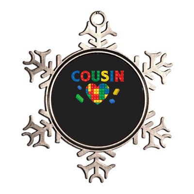 Cousin Lover Master Builder Building Blocks Family Matching Metallic Star Ornament