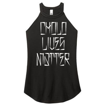 Cholo Lives Matter Latino Mexican Raza Chicano Oldies Chola Women's Perfect Tri Rocker Tank