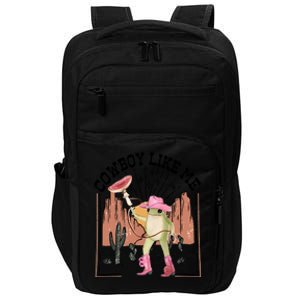 Cowboy Like Me Frog Funny Impact Tech Backpack