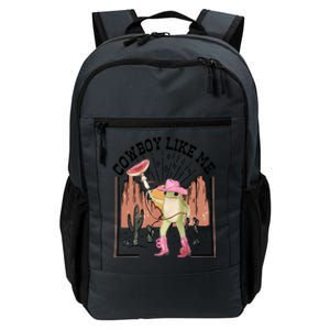 Cowboy Like Me Frog Funny Daily Commute Backpack