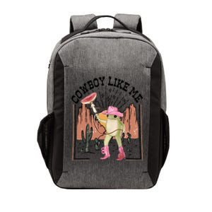 Cowboy Like Me Frog Funny Vector Backpack