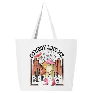 Cowboy Like Me Frog Funny 25L Jumbo Tote