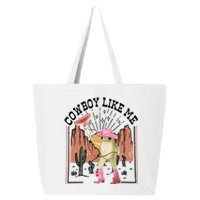 Cowboy Like Me Frog Funny 25L Jumbo Tote