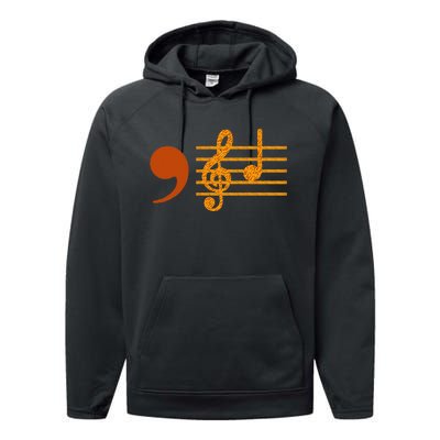 Comma La Music Notes Kamala Music Teacher Performance Fleece Hoodie