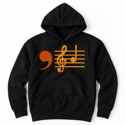 Comma La Music Notes Kamala Music Teacher Hoodie